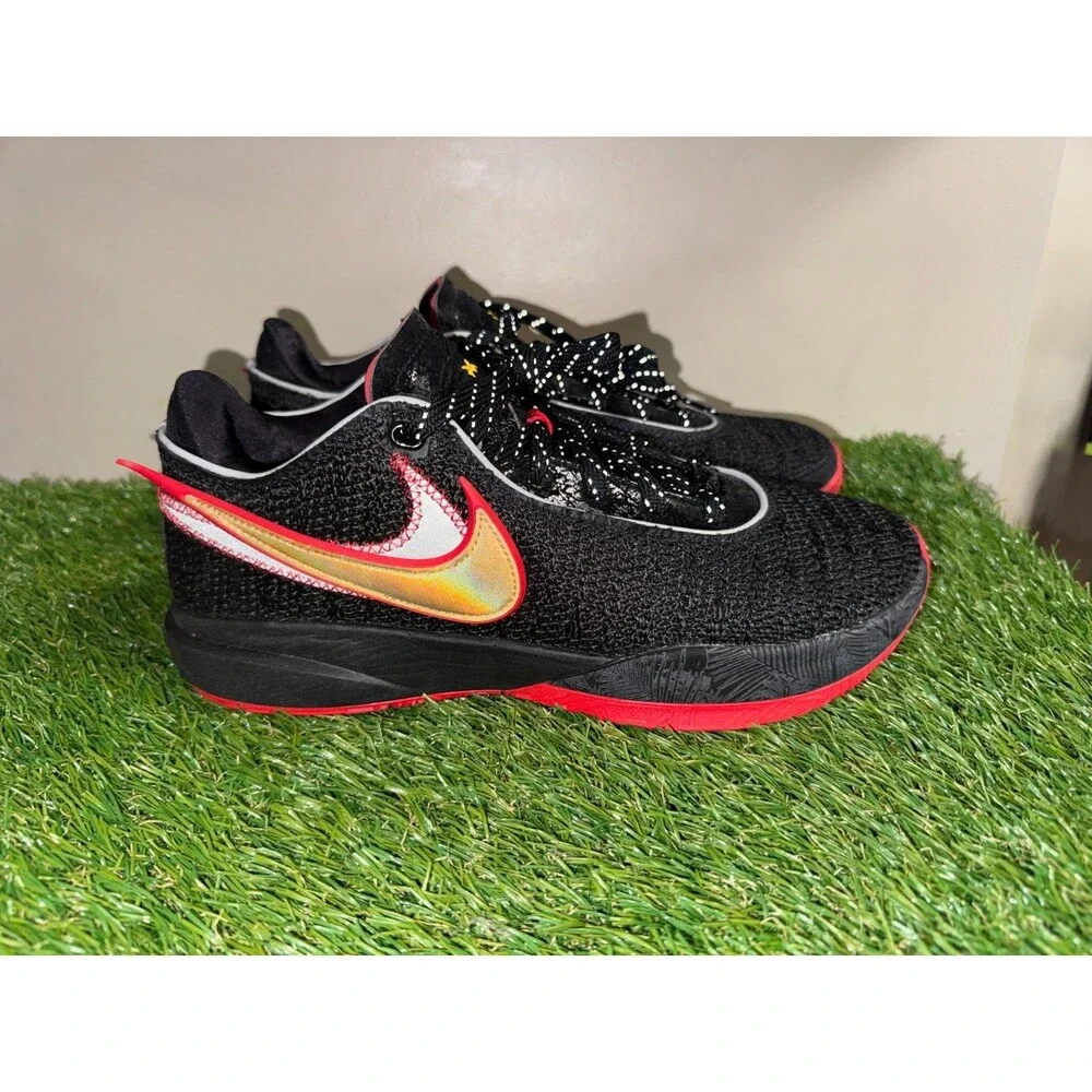 Nike Lebron 20 XX Miami Heat Black University Red DJ5423-001 Mens Size 8.5 NEW